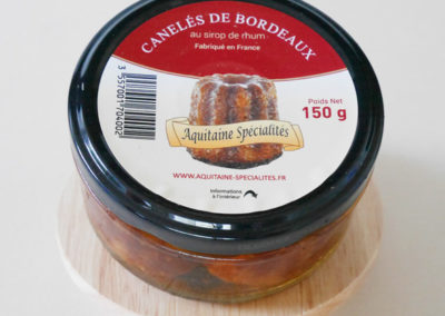 CANELÉS AU SIROP DE RHUM