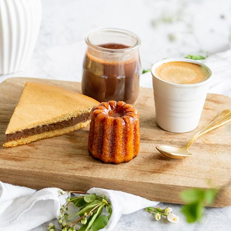 café gourmand avec canelé