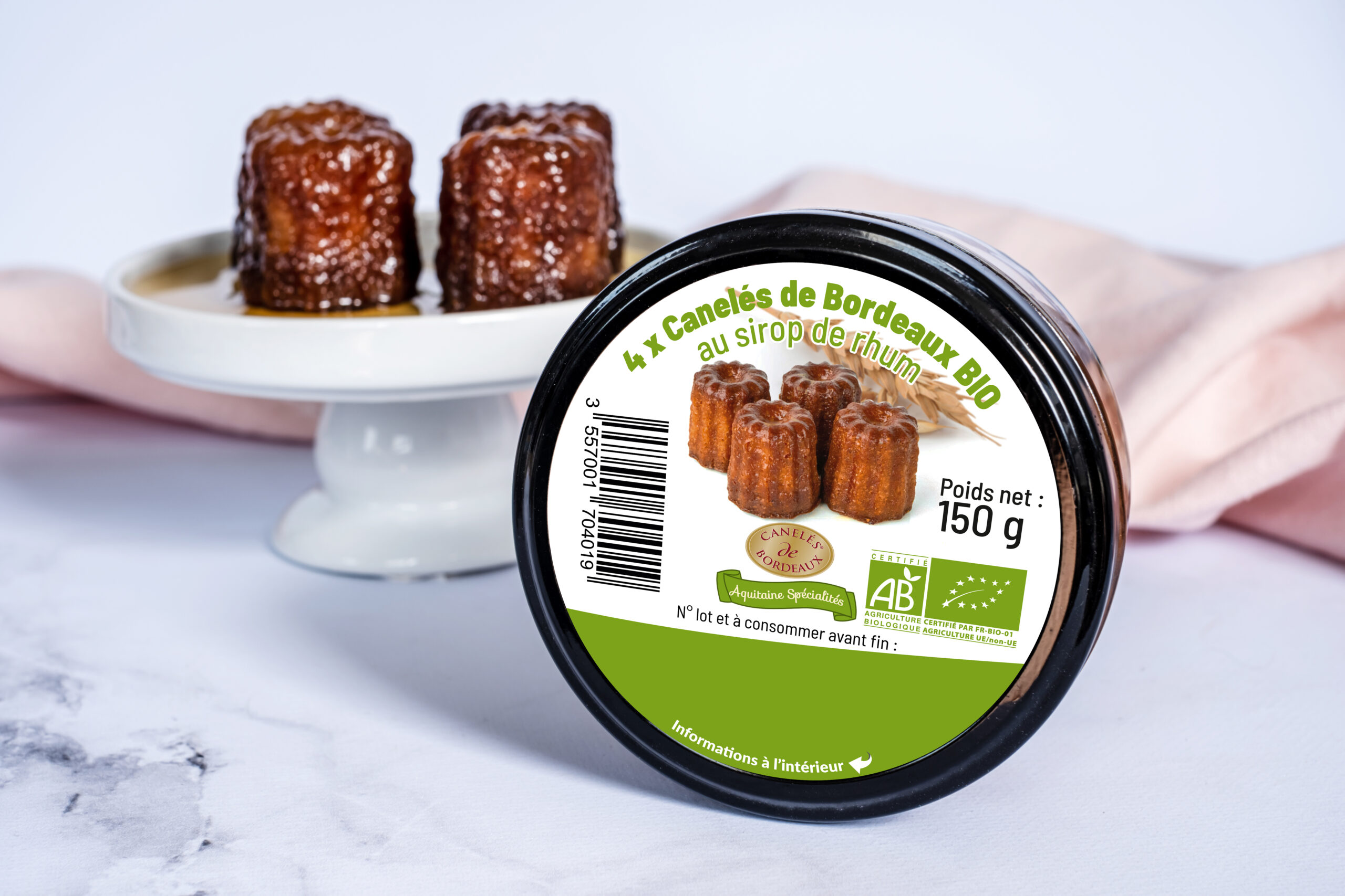 Verrine Canelés Bio